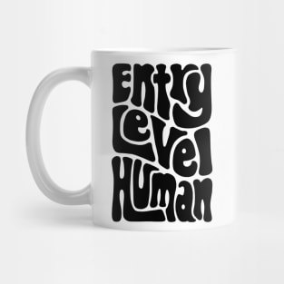 Entry Level Human Word Art Mug